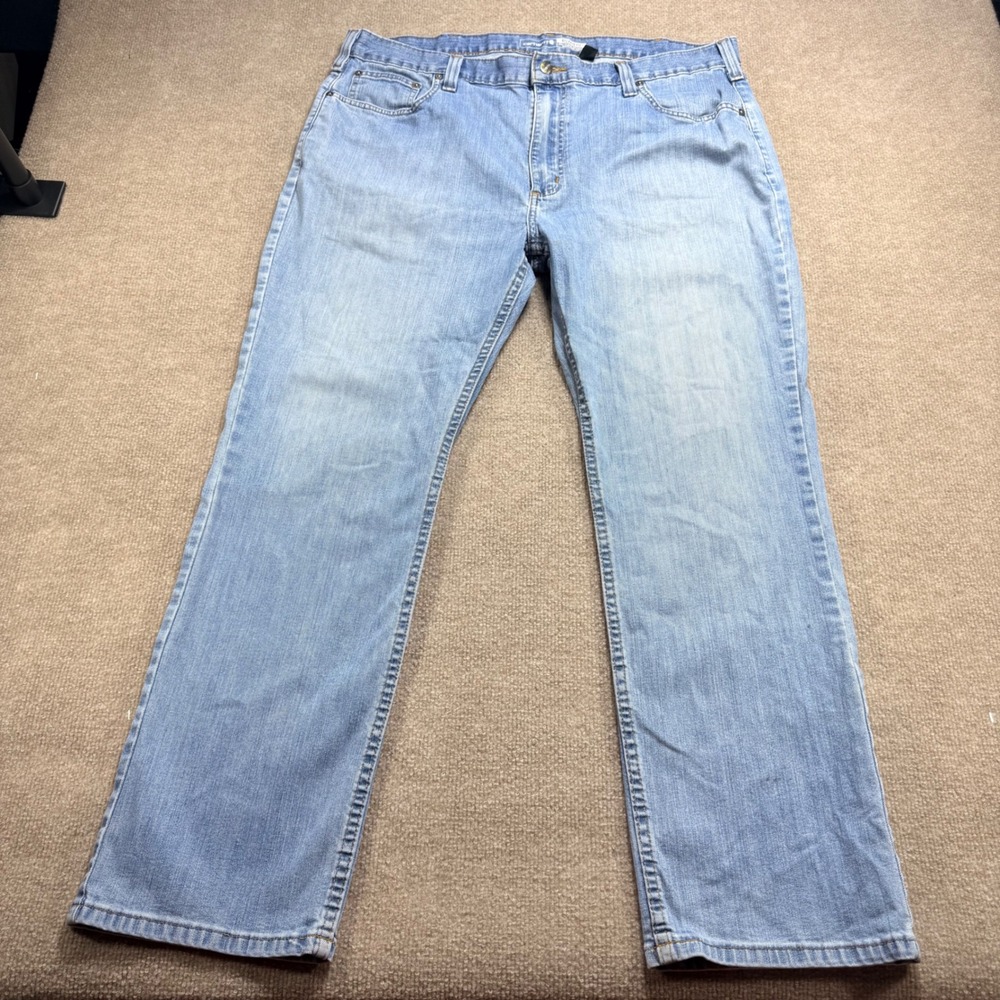 Carhartt Relaxed Fit Rugged Flex Jeans Mens 40x30 Light Wash BD2804-M